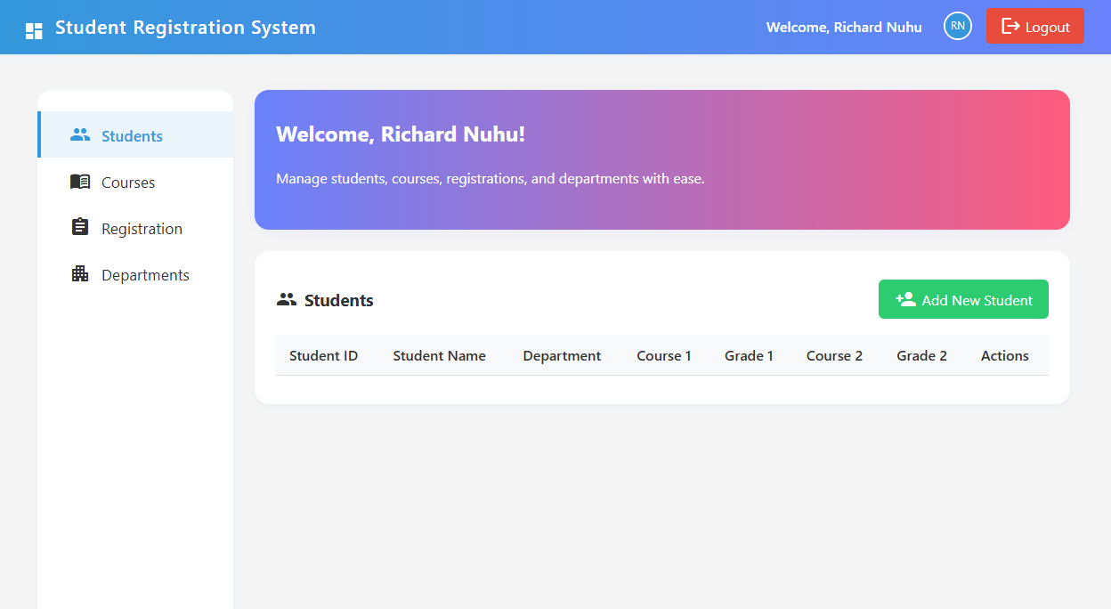Student Registration App